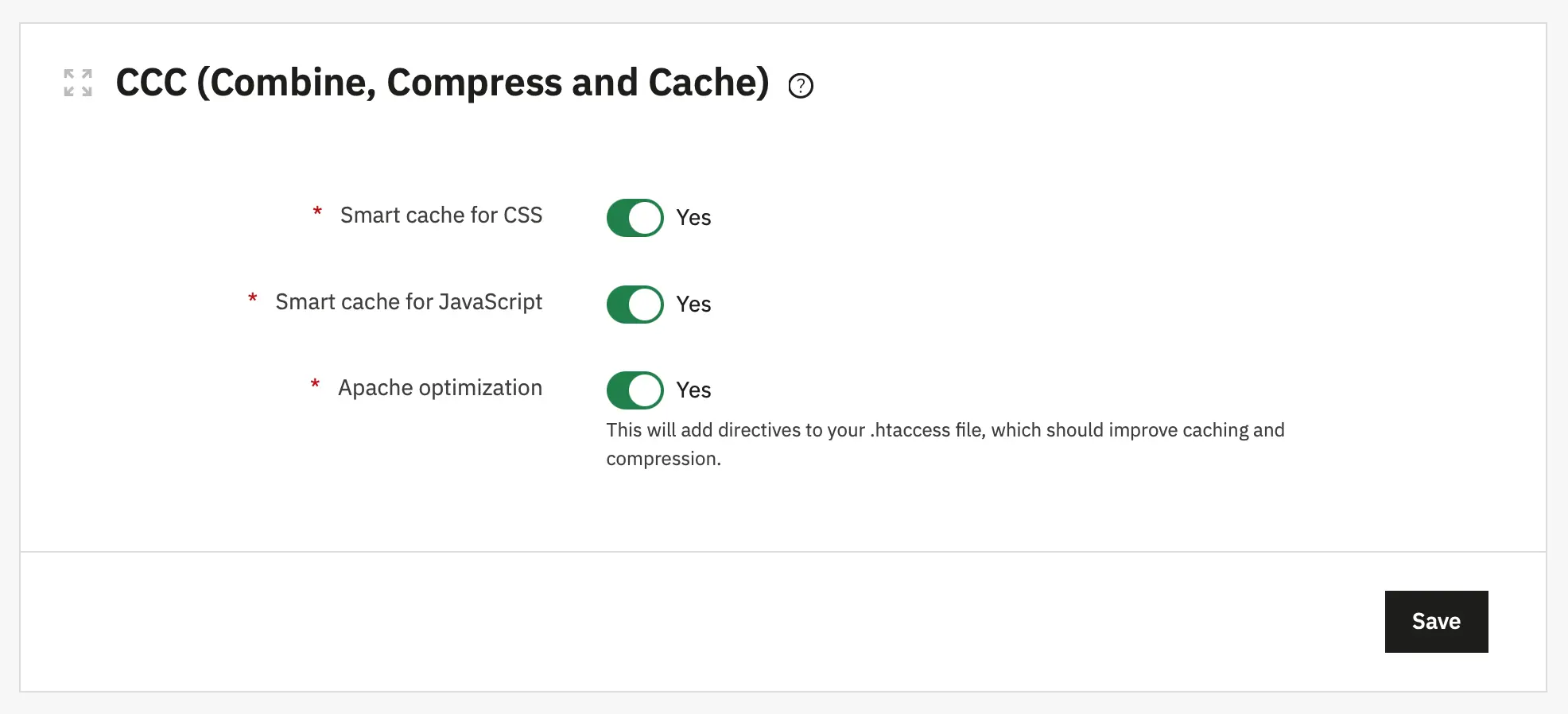 Alysum Prestashop Theme CCC Settings