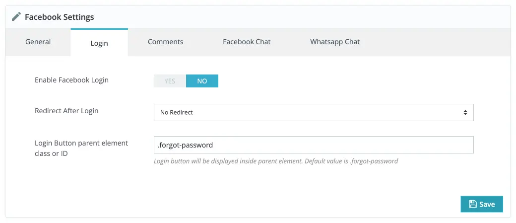 Alysum Prestashop Theme Facebook module Configuration