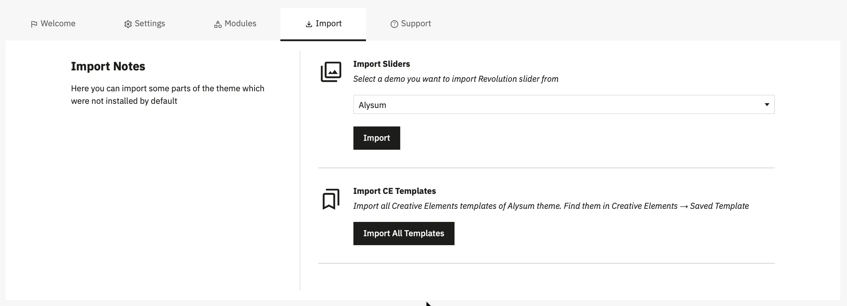 Alysum Prestashop Theme Settings module Configuration